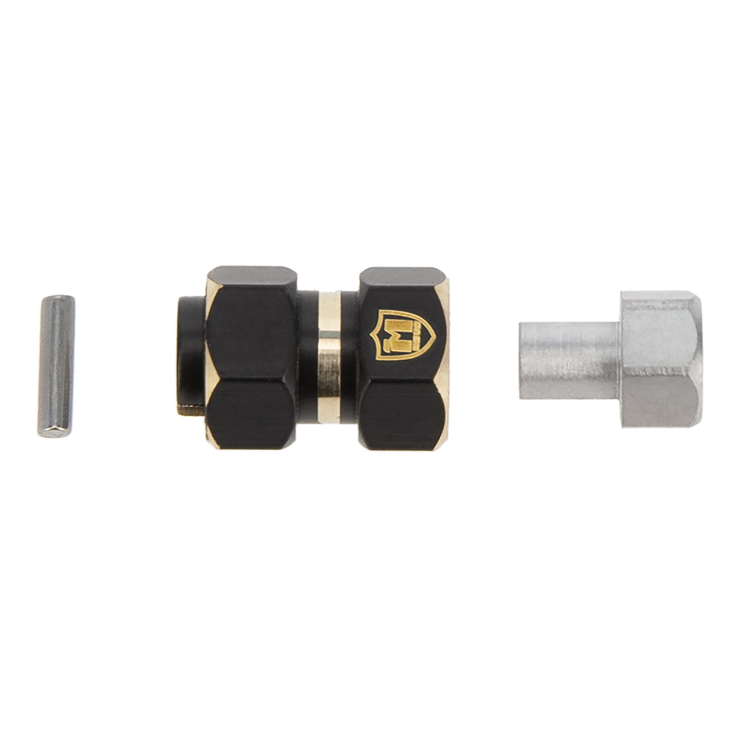 MEUS RACING Brass Wheel Spacer 10mm (6mm Offset) for TRX4M, Ascent-18, SCX24 1/18 RC Crawler
