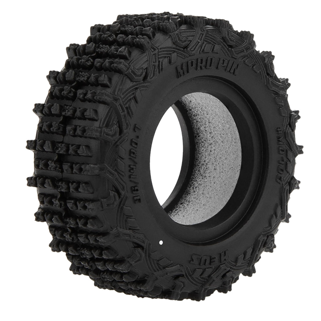 MEUS RACING MS6 MPRO Pin Crawler Tires – 0.7" Beadlock Compatible for 1/30–1/32 RC Crawlers (M0703)