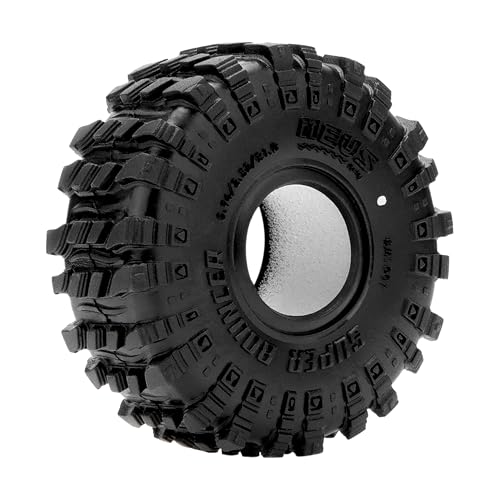 MEUS RACING MS6 Super Bouncer 1.0 Crawler Tires - Fits TRX4M, SCX24, FCX24, AX24 (0.94x2.52in)