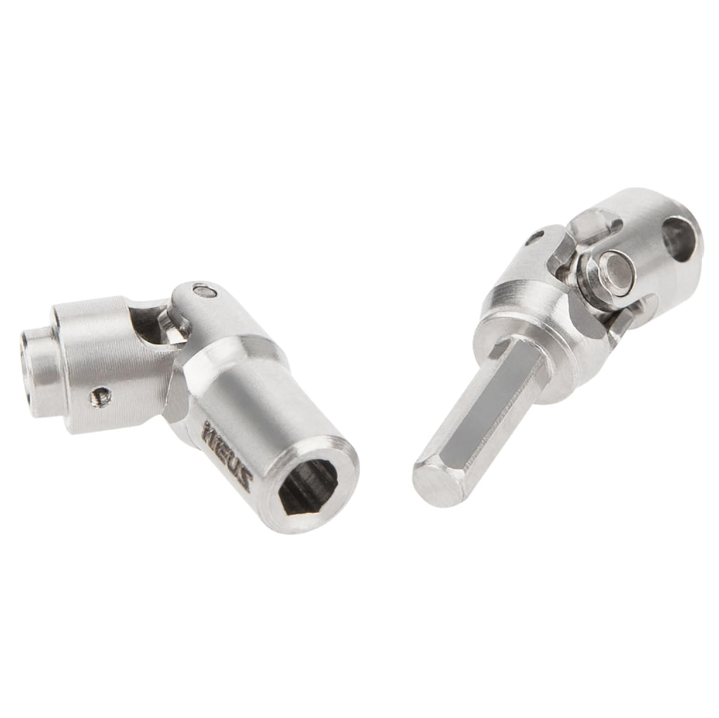 MEUS RACING SCX30 Adjustable Driveshaft Set for 1/30 Axial SCX30 RC Crawler (Silver)