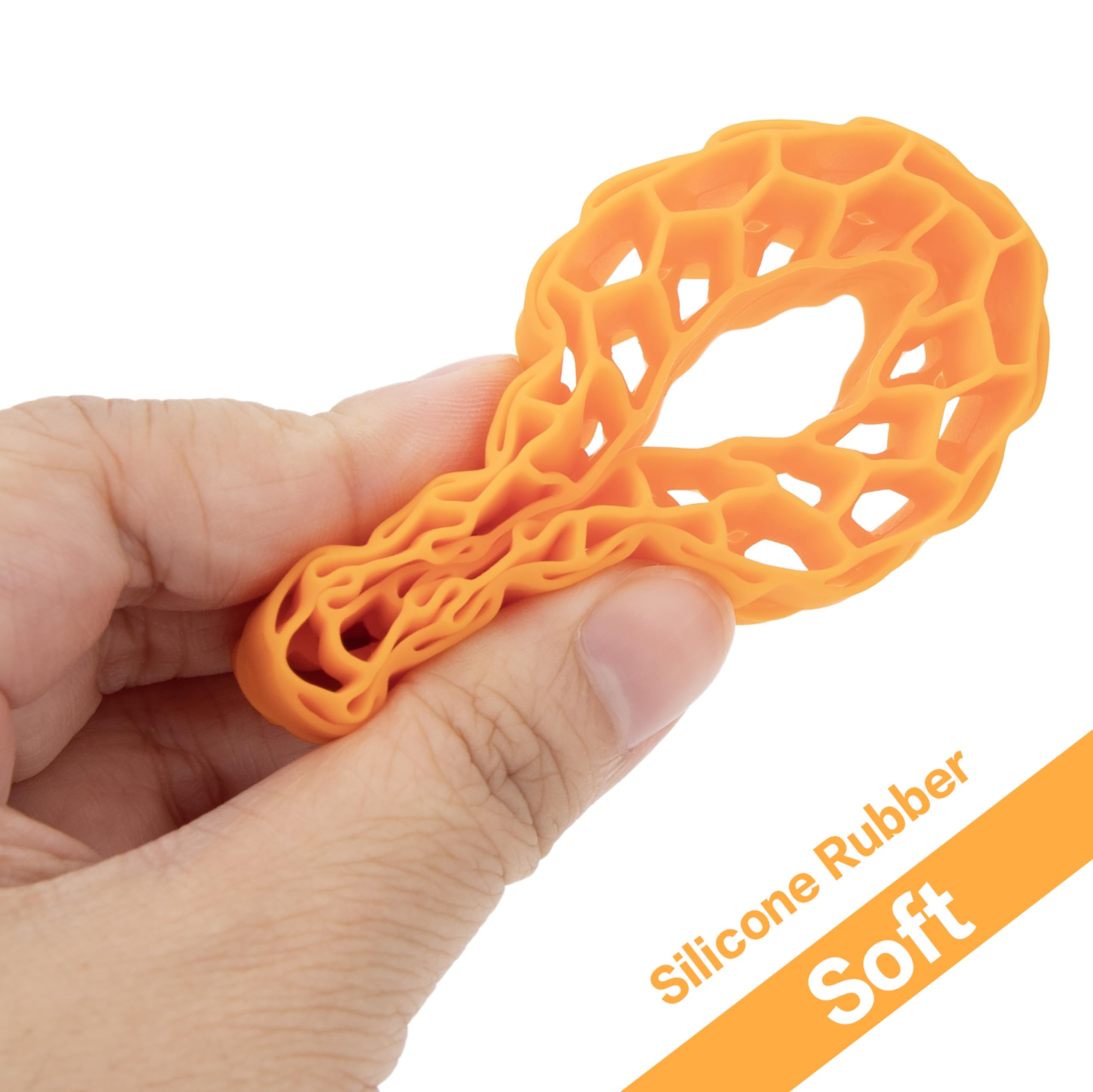 MEUS RACING Soft Silicone Tire Inserts for 1.3" RC Crawler Tires (Orange, 68-72mm)