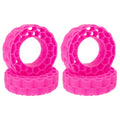MEUS RACING Super Soft Silicone Rubber Inserts for 1.3" RC Crawler Tires (Rose Red) - 68-72mm OD