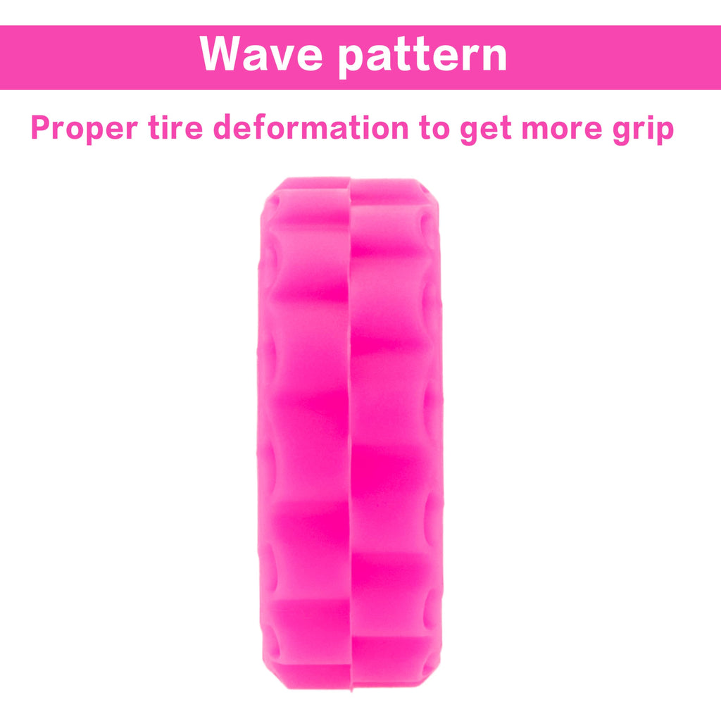 MEUS RACING Super Soft Silicone Rubber Inserts for 56-58mm 1.0" Tires (Super Soft)