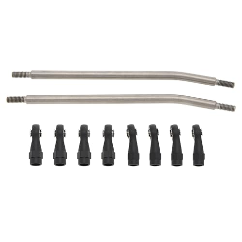 MEUS RACING Titanium Chassis Links Kit for 1/10 RC Crawlers (120mm) - Compatible with TRX4, SCX10, CCO1, Gen8