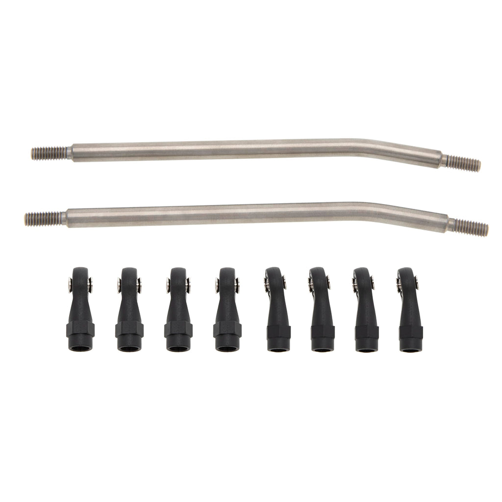 MEUS RACING Titanium Link Rod Linkage Kit for 1/10 RC Crawlers – 115mm Length (TRX4, SCX10 Compatible)
