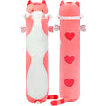 Mewaii Long Cat Plush 5 Sizes: Extra Filling, Super Soft Kawaii Pink Cat Body Pillow for Girls