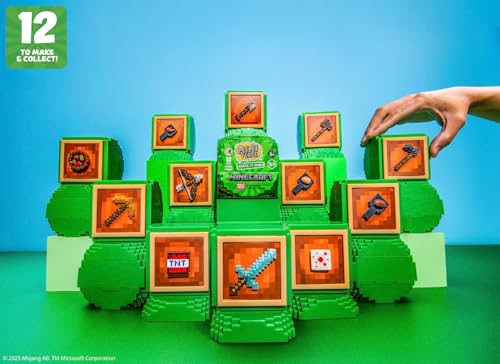 MGA Miniverse Make It Mini Minecraft: Build & Display Mini Replicas (12 Surprises)