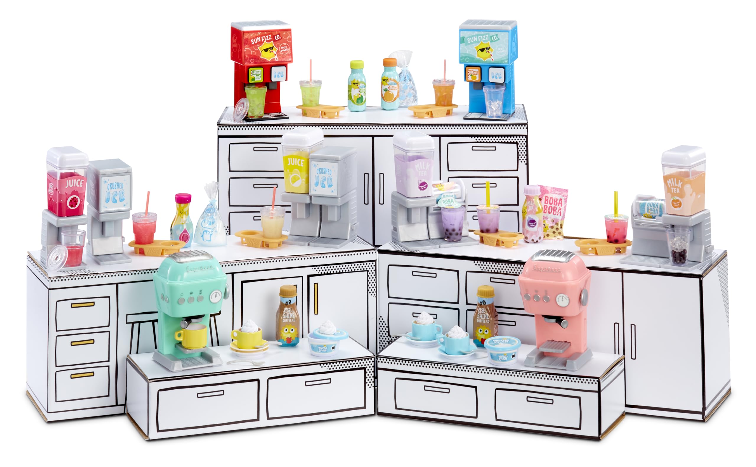 MGA's Miniverse Make It Mini Appliances Blind Mystery Pack – 8 Collectible Working Mini Machines with Resin & Accessories
