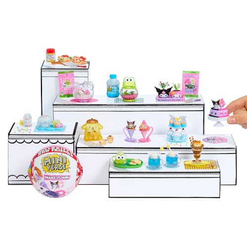 MGA's Miniverse Make It Mini Hello Kitty and Friends Series 2: Surprise Mystery Collectibles with Resin Play