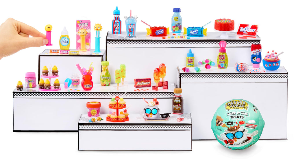 MGA's Miniverse Make It Mini Treats - Mystery Blind Packaging, 12 Candy Collectibles for DIY Resin Craft, Ages 8+