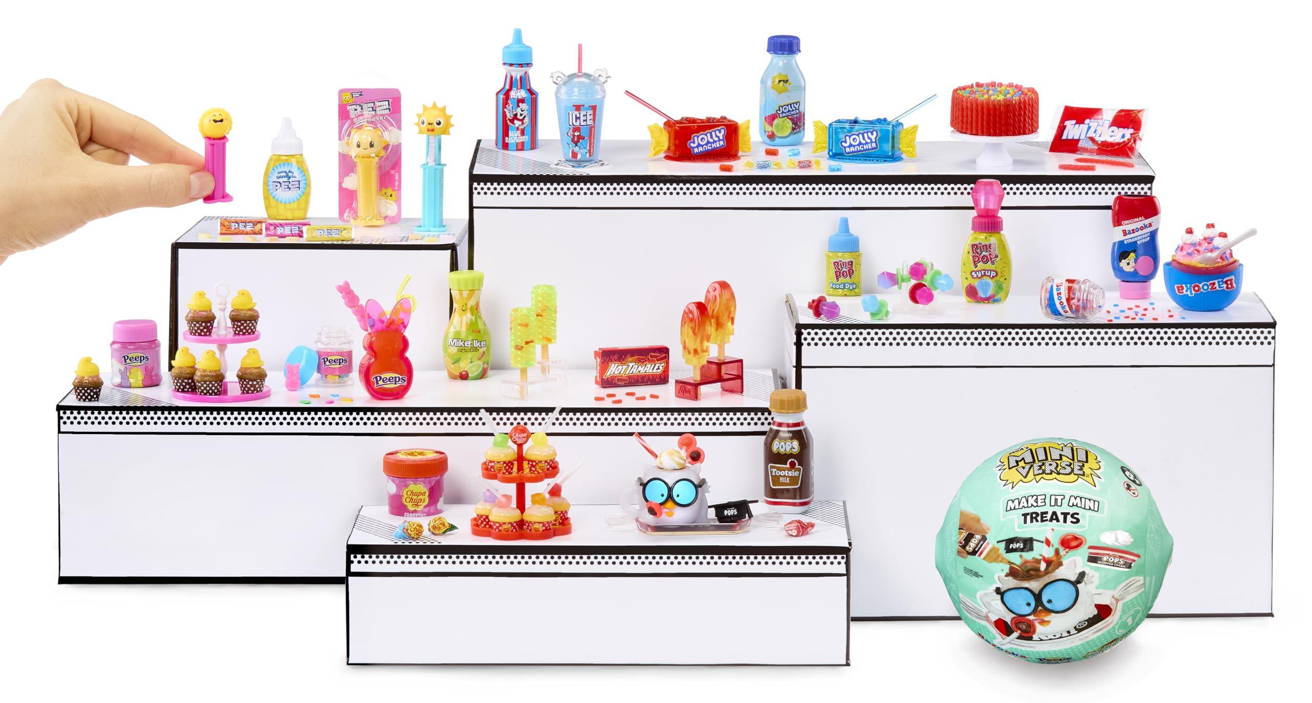 MGA's Miniverse Make It Mini Treats 2-Pack – Mystery Blind Balls with 12 Candy Miniatures to Collect and Display