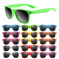 MIAHART 16-Pack Neon Kids Sunglasses Bulk Party Favors with UV 400 Protection