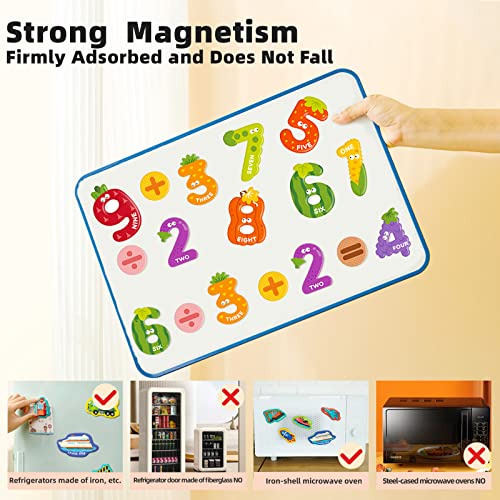 Mideer 26-Piece Large Magnetic Letters for Toddlers 1-3 – Cute Animal Alphabet Magnets for Fridge, Uppercase ABC Learning Toys for Preschool Kids 3-5