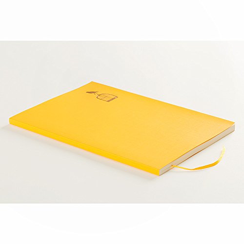 Midori Happiness A Diary – Yellow Lucky Bird Design, 116 Pages, Gold Foil Stamped