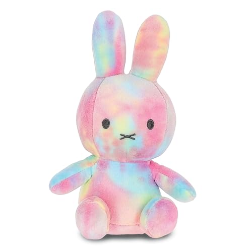 Miffy Tie Dye Plush 8 Inch: Ultra Soft Bunny Stuffed Animal with Embroidered Face