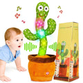 MILEGI Dancing Talking Cactus Toy - Interactive Plush with Recording, Mimicking, LED Lights for Babies and Toddlers