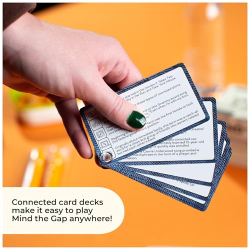 Mind The Gap Travel Edition Trivia Game – 500 New Questions for All Generations, Road Trip Fun
