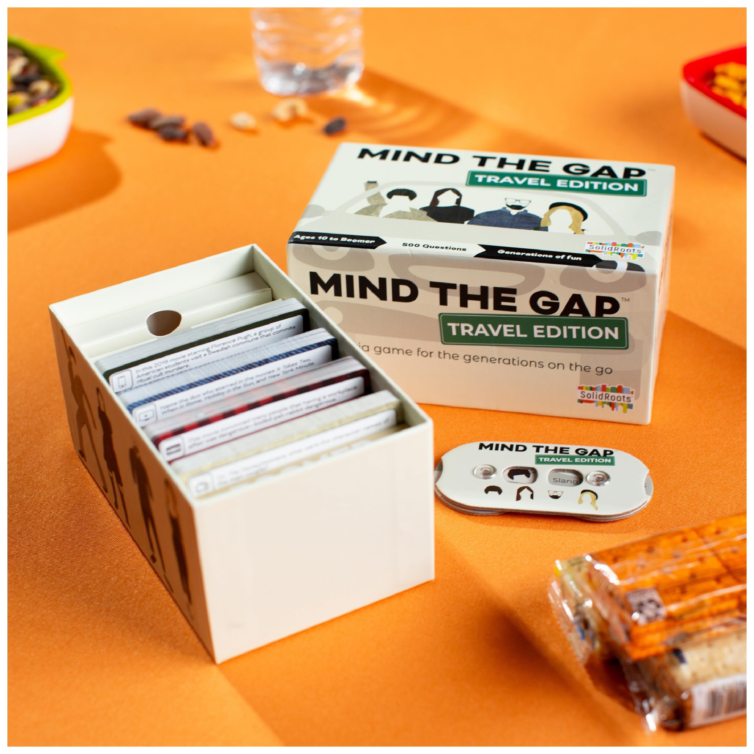 Mind The Gap Travel Edition Trivia Game – 500 New Questions for All Generations, Road Trip Fun