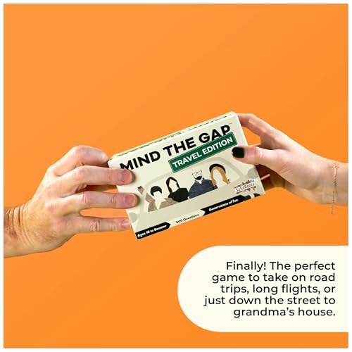 Mind The Gap Travel Edition Trivia Game – 500 New Questions for All Generations, Road Trip Fun