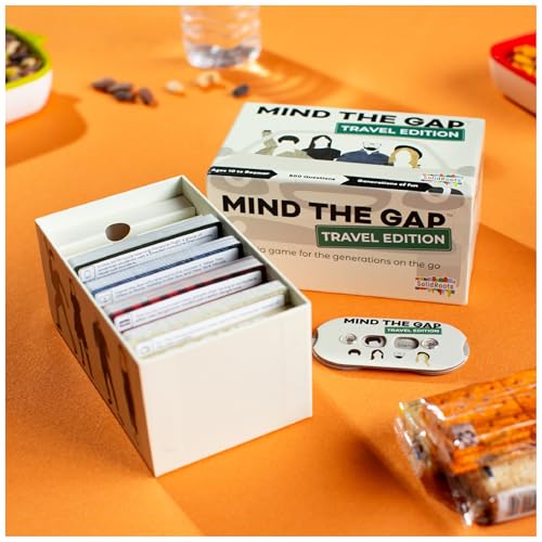 Mind The Gap Travel Edition Trivia Game – 500 New Questions for All Generations, Road Trip Fun