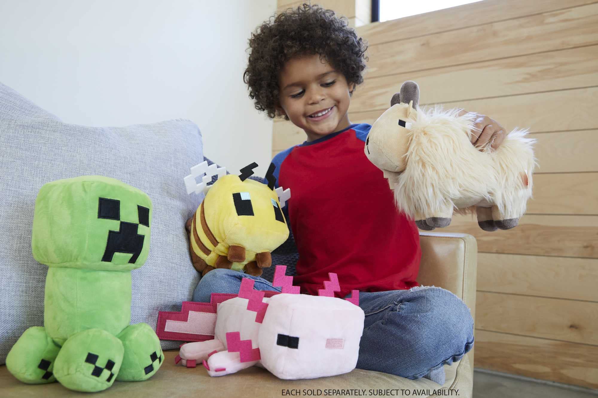 Minecraft Basic Plush Character Soft Doll – 8-Inch Collectible Toy for Kids Ages 3+