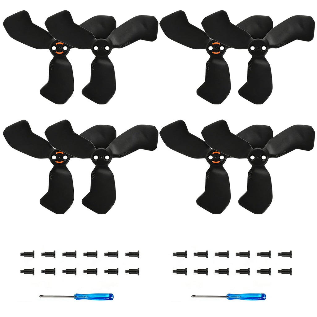 MINGVEN 8-Pack Replacement Propellers for DJI Neo 2 – Low Noise, Impact-Resistant Composite, Includes Screwdriver & Screws