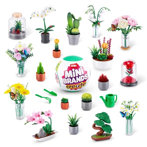 Mini Brands Create Garden Capsule 2-Pack – Build and Collect Over 18 Mini Plants with Scented Surprises