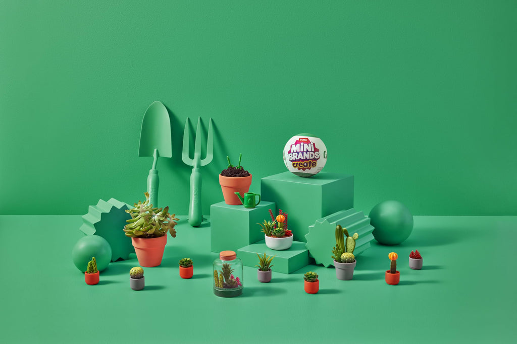 Mini Brands Create Garden Capsule 2-Pack – Build and Collect Over 18 Mini Plants with Scented Surprises