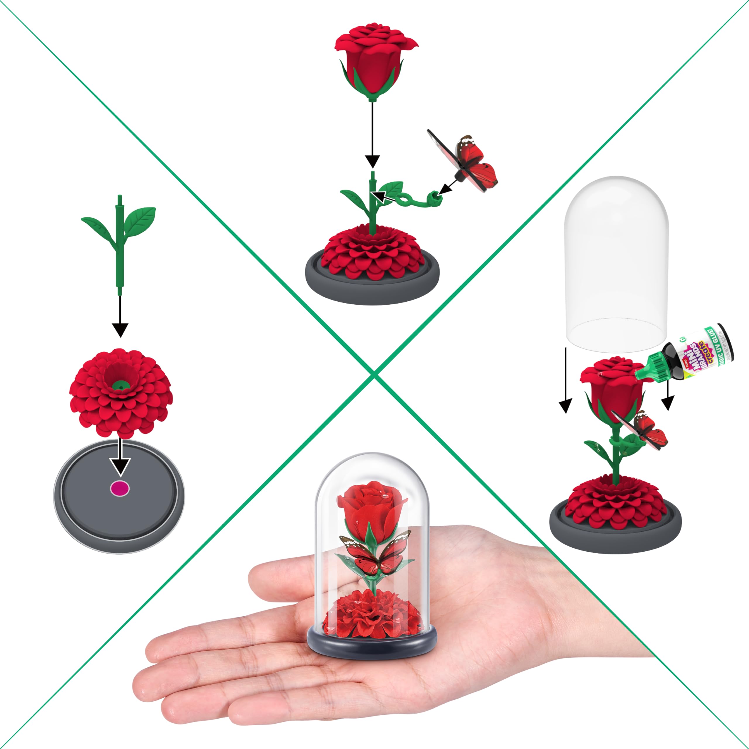 Mini Brands Create Garden Capsule 2-Pack – Build and Collect Over 18 Mini Plants with Scented Surprises