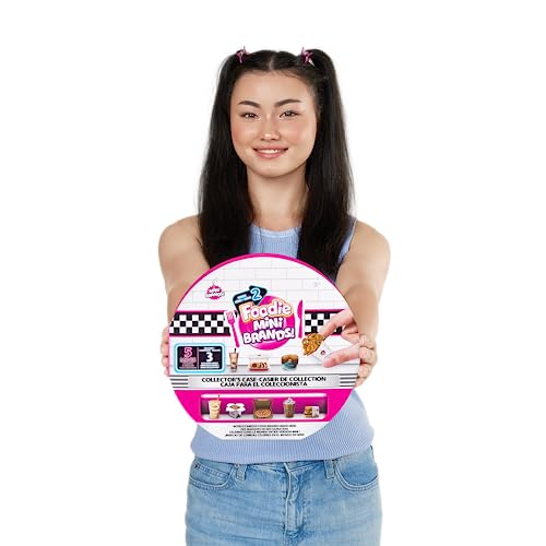 Mini Brands Foodie Series 2 Collector's Case by ZURU – 5 Mystery Minis, 3 Exclusive, Holds 30