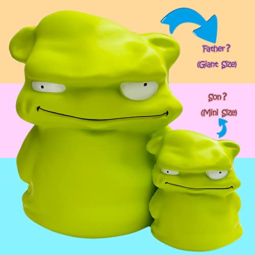 Mini Green Monster Slow Rising Squishy Toy – 4.7" PU Foam Stress Relief for Kids & Adults