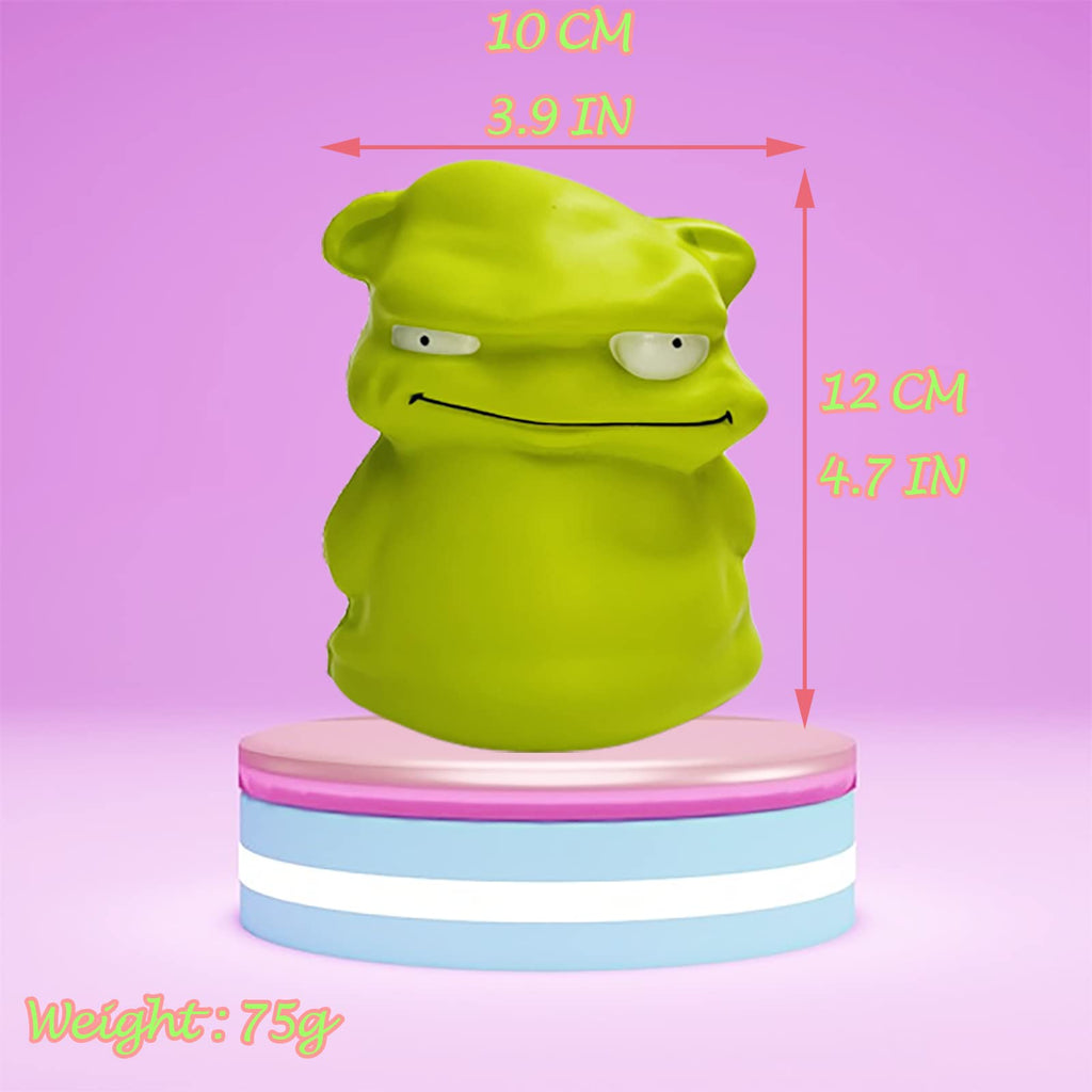 Mini Green Monster Slow Rising Squishy Toy – 4.7" PU Foam Stress Relief for Kids & Adults