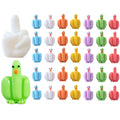 Mini Resin Ducks (35-Pack) – Funny Finger-Designed Tiny Ducks for Hiding Prank, Car Decor, Dollhouse