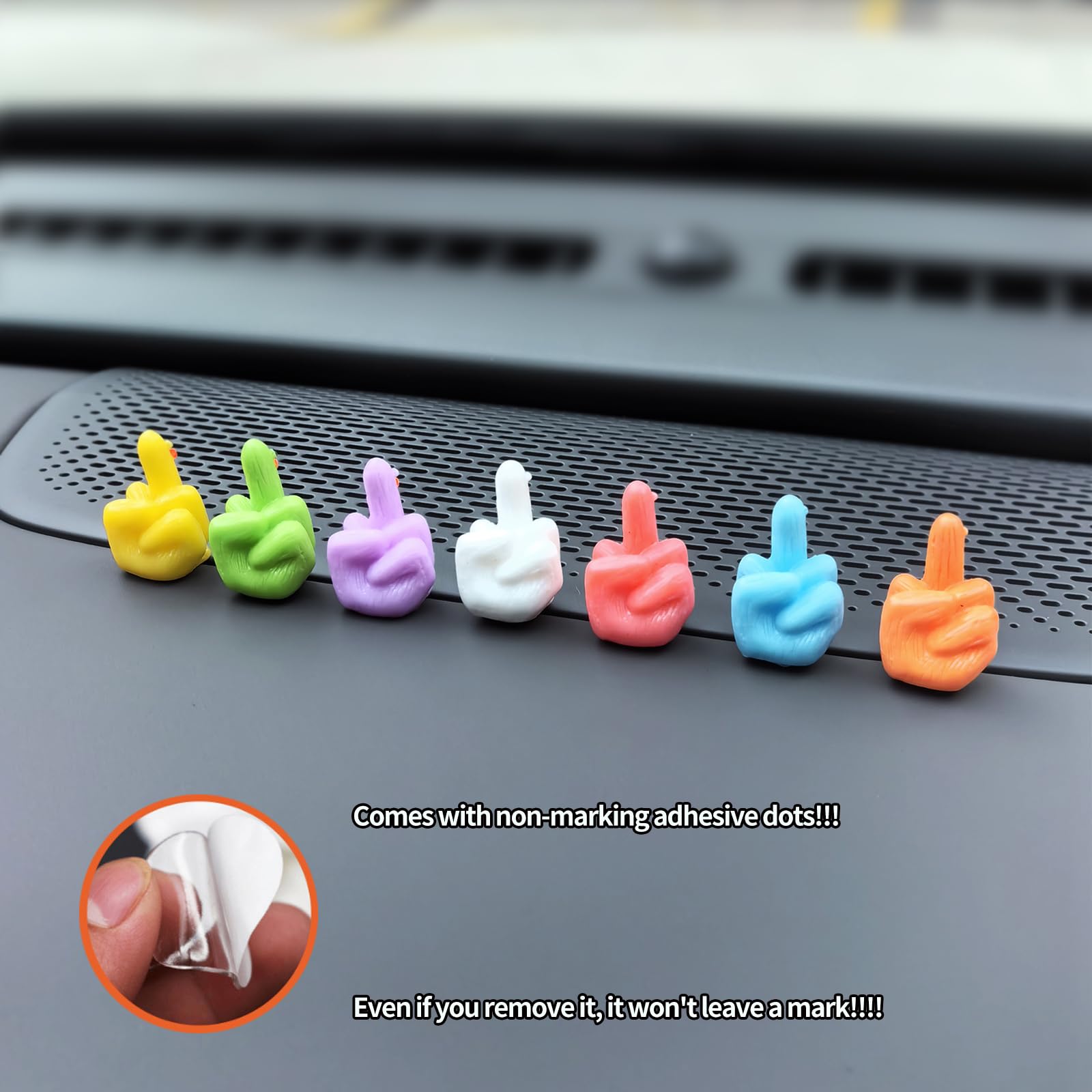 Mini Resin Ducks (35-Pack) – Funny Finger-Designed Tiny Ducks for Hiding Prank, Car Decor, Dollhouse