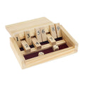 Mini Shut the Box Wooden Game by WE Games – 5.5-Inch Travel Size with 9 Number Tiles for Family Fun