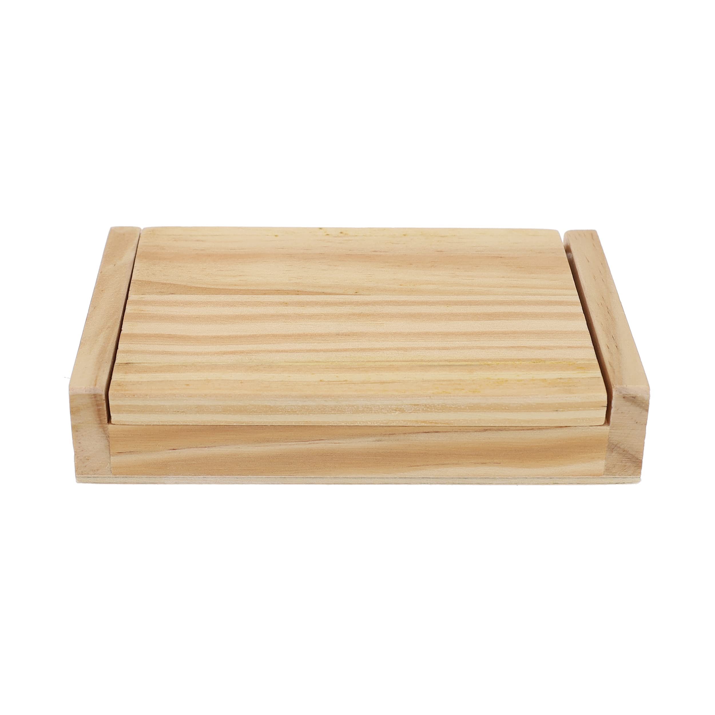 Mini Shut the Box Wooden Game by WE Games – 5.5-Inch Travel Size with 9 Number Tiles for Family Fun