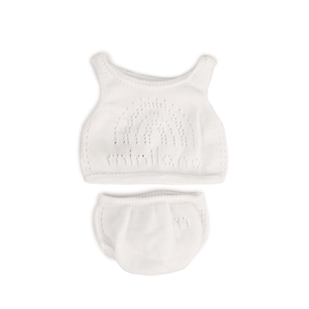 Miniland 2-Piece Doll Underwear Set for 12 5/8 Inch Dolls with Hanger