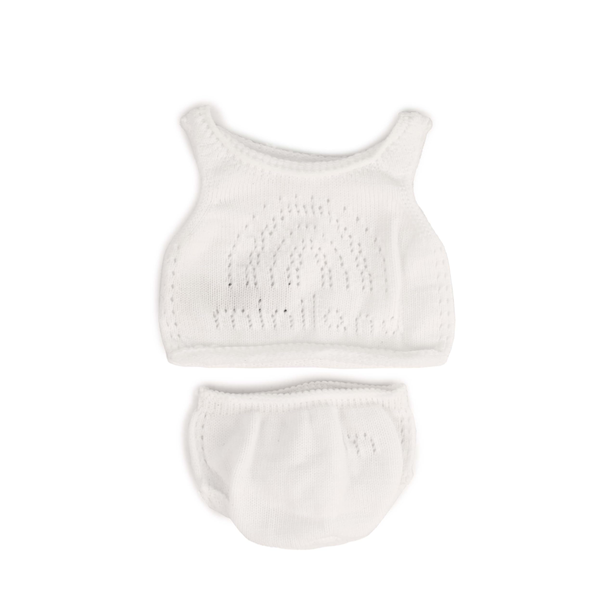 Miniland 2-Piece Doll Underwear Set for 12 5/8 Inch Dolls with Hanger