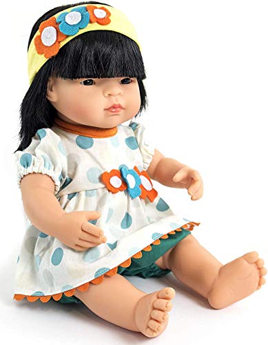 Miniland Doll Clothes Set: Polka Dot Top, Bloomers & Headband for 15-15.75" Dolls