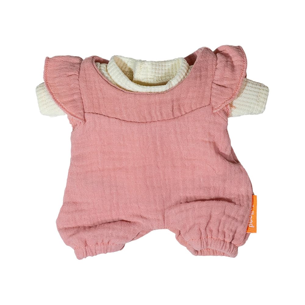 Miniland Mid-Season Overalls and T-Shirt Set for 8 1/4 Inch Dolls