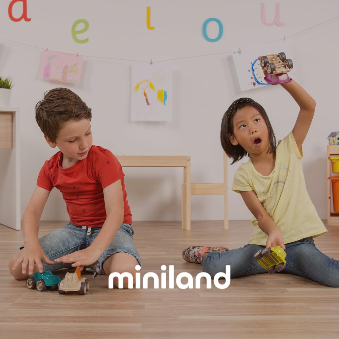 Miniland Set of 4 Special Sieves for Sand and Snow - Outdoor Fun for Toddlers