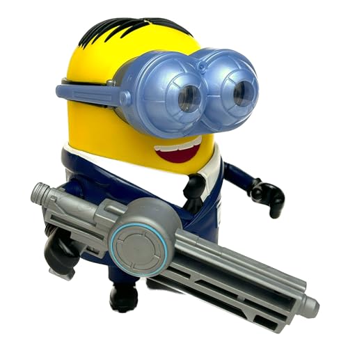 Minions Despicable Me 4 AVL Agent Dave 5.5-Inch Collectible Action Figure with Display Box