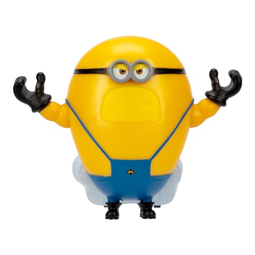 Minions Despicable Me 4 Speed Burst Mega Dave Action Figure – Pull-Back Racing Fun from the Movie