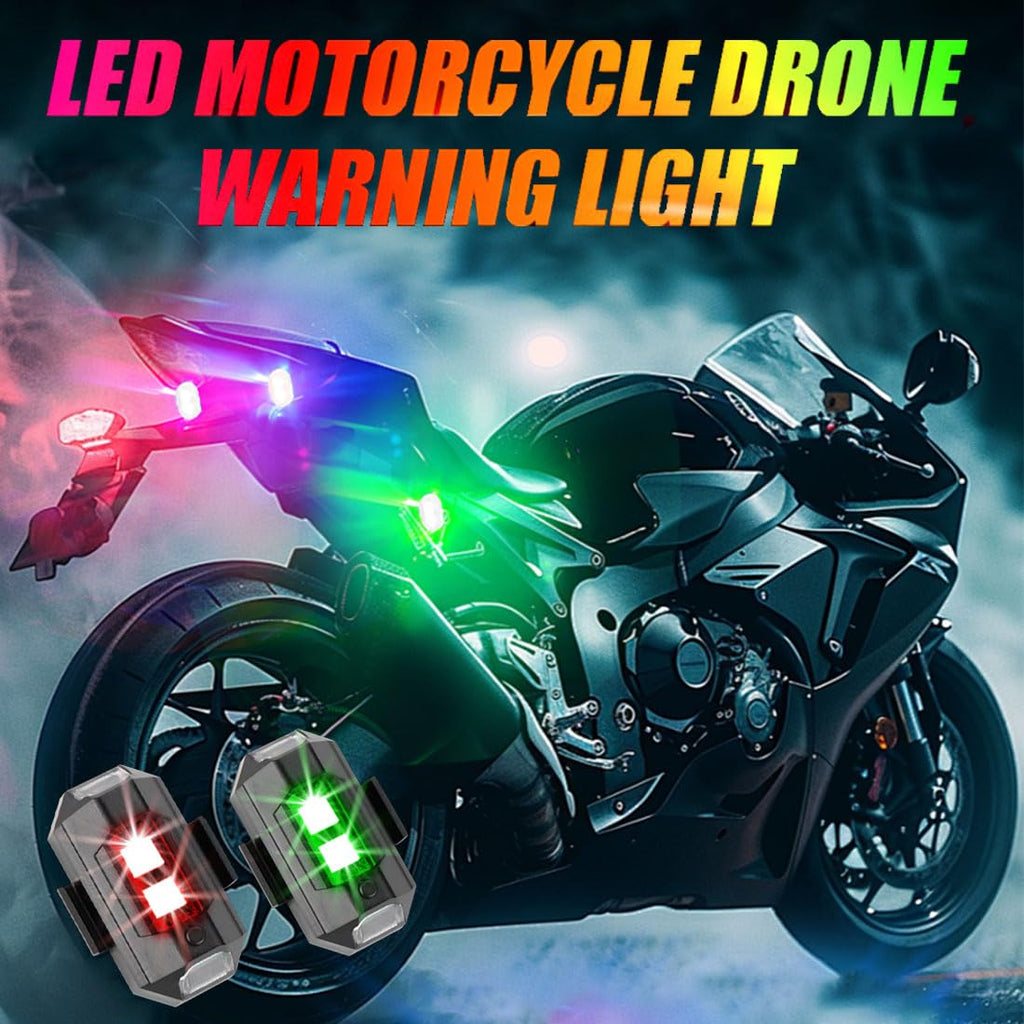 Minsezhi 6-Pack LED Strobe Drone Lights for Night Flying – FAA Compliant, Rechargeable, Lightweight, for DJI Mini 4 Pro, Avata 2, Mavic 3 and More