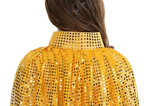 MioCloth Sequin Costume Cape for Women – Sparkling Halloween Party Cloak