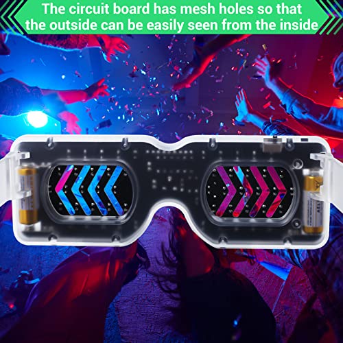 MiOYOOW Sound-Activated LED Glasses Soldering Kit - DIY STEM Project for Learning Electronics