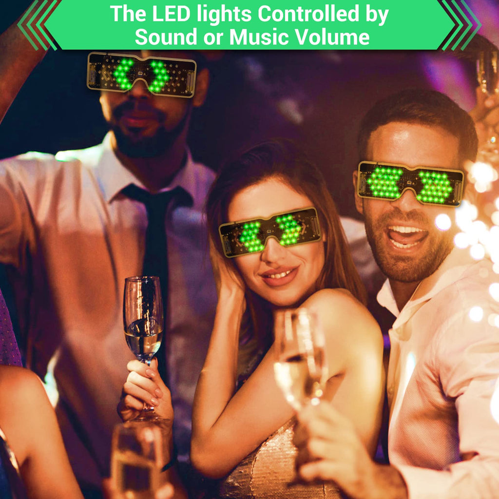 MiOYOOW Sound-Activated LED Glasses Soldering Kit - DIY STEM Project for Learning Electronics