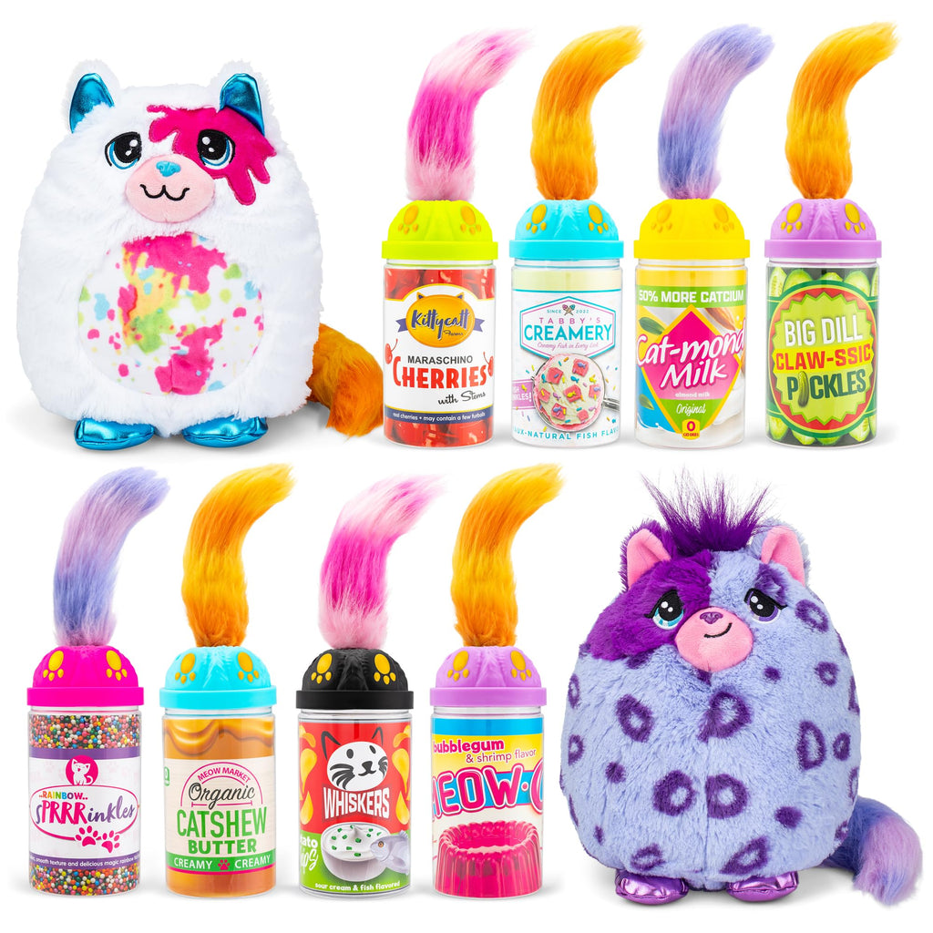 Misfittens Cats Series 3 Wild Cats - Squishable Surprise Plush Toy for Kids Ages 3+