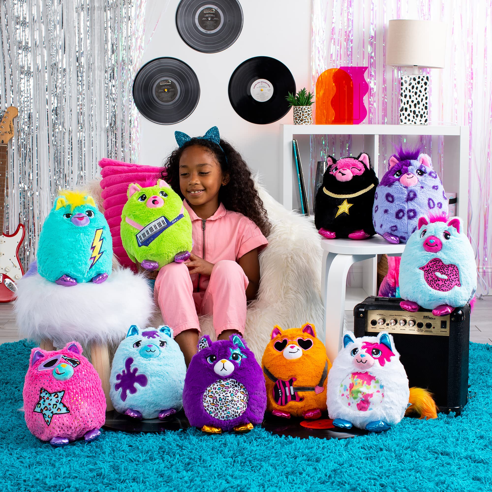 Misfittens Cats Series 3 Wild Cats - Squishable Surprise Plush Toy for Kids Ages 3+