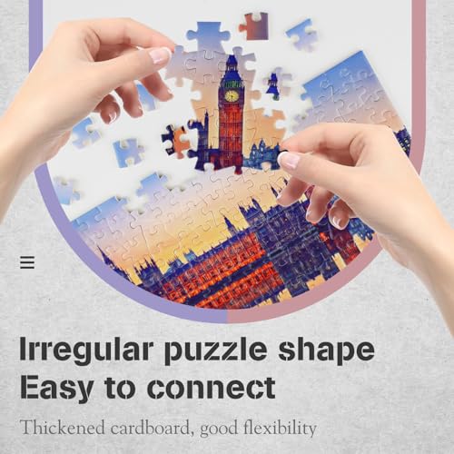 MISITU Small Jigsaw Puzzles for Adults – 150 Piece Mini Puzzles (Pack of 3), 6x4 Inches, Travel-Friendly Micro Puzzles